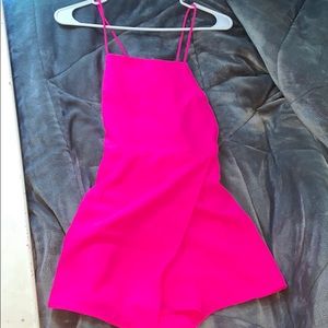 BRAND NEW hot pink romper